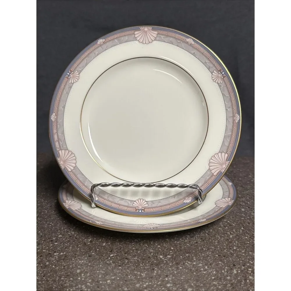 Vintage Noritake Stanford Court Plates (Set of 2) – Shell Motif Bone China